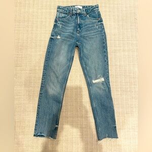 Zara Women's Straight Leg Jeans - Size 2